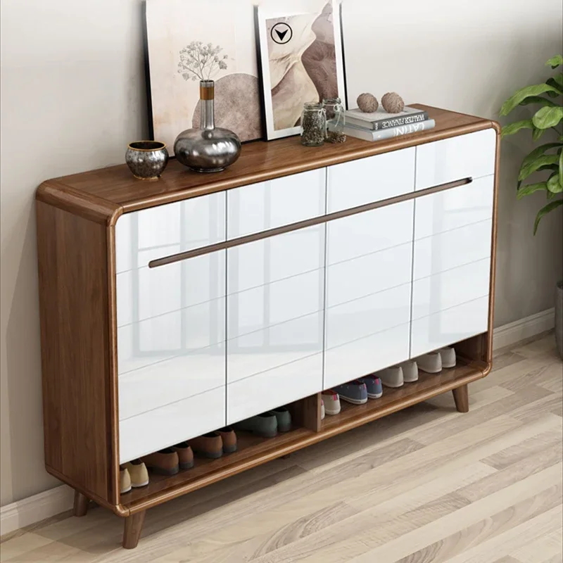 Wooden Shoe Cabinet Luxury Entrance Hall Home Shoes Cabinet Storage System Rack Muebles Para El Hogar Living Room Furniture