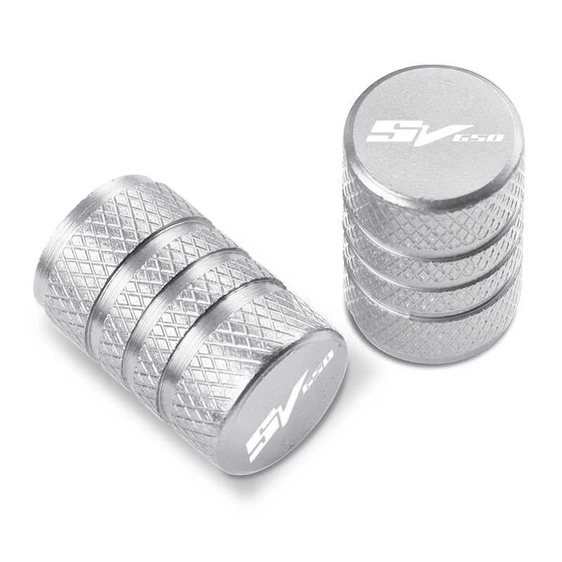 2ชิ้นวาล์วยาง CNC ฝาครอบพอร์ตแอร์ SV650รถจักรยานยนต์สำหรับ Suzuki SV 650 S SV650S 1999-2009 2008 2007 2006 2005 2004 2003 2002