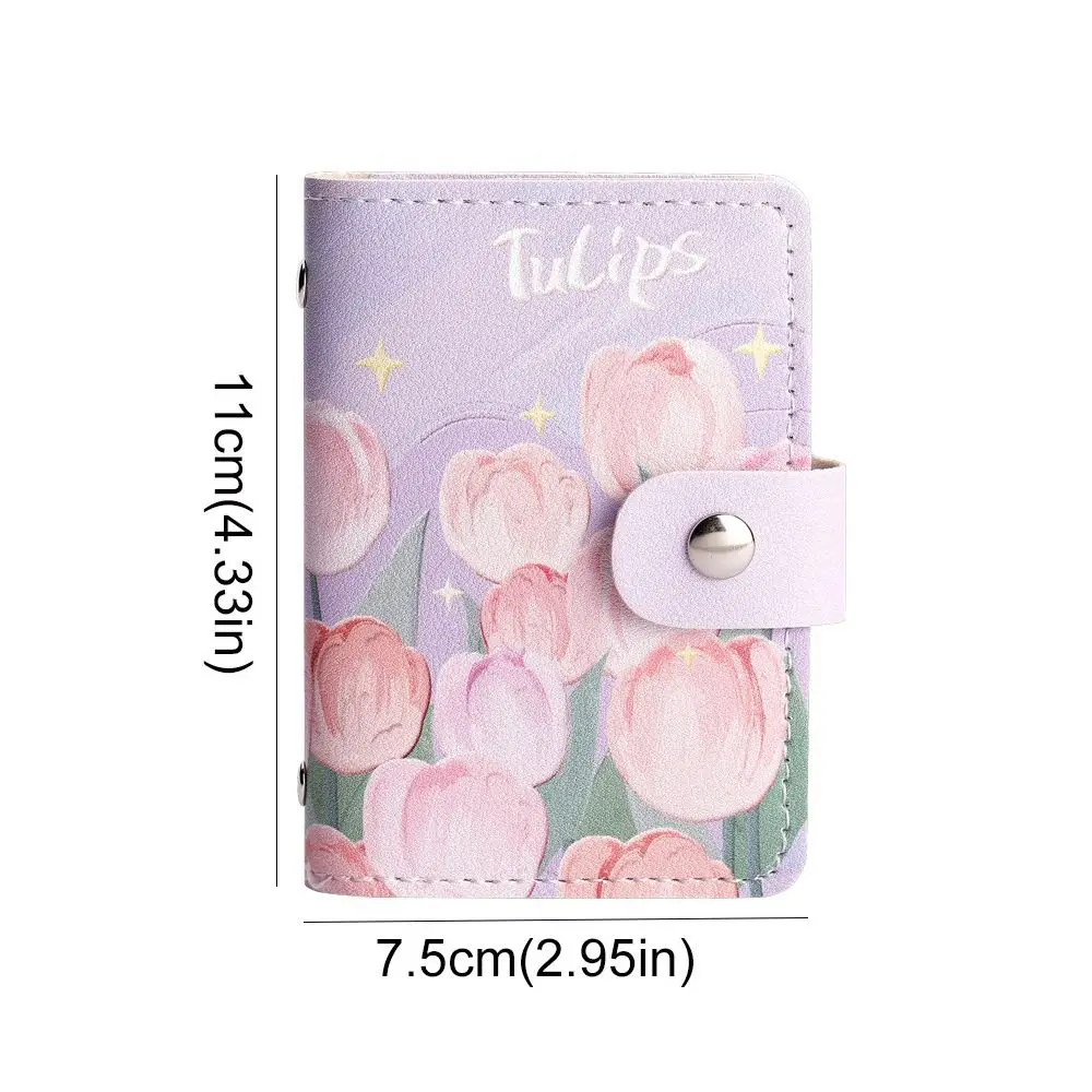 ID Bank Kreditkarte Vintage Floral Karte Tasche Große Kapazität Karte Abdeckung Ölgemälde Karte Halter PU Leder Sanft