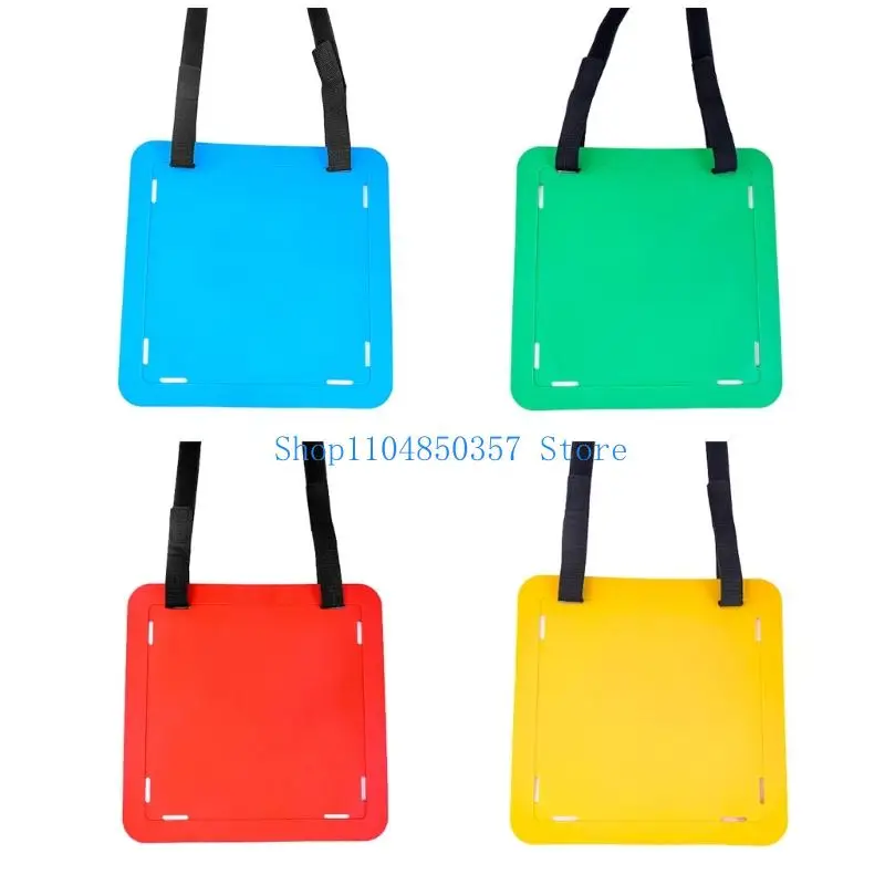 

5asd Football Training Targets Discs Football Goal Agility Targets Disc With Strap for Accurate Training