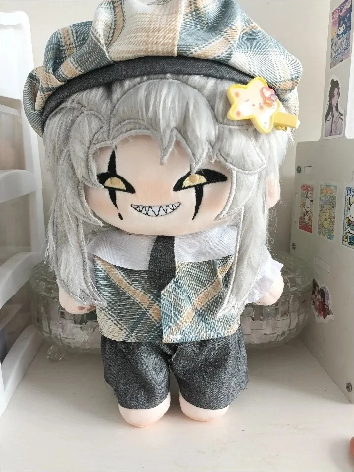 

Аниме Цирк Пирог Косплей Плюшевая кукла Скелет Тело Одежда Плюшевые хлопковые игрушки Фигурки Рождественский подарок 20 см