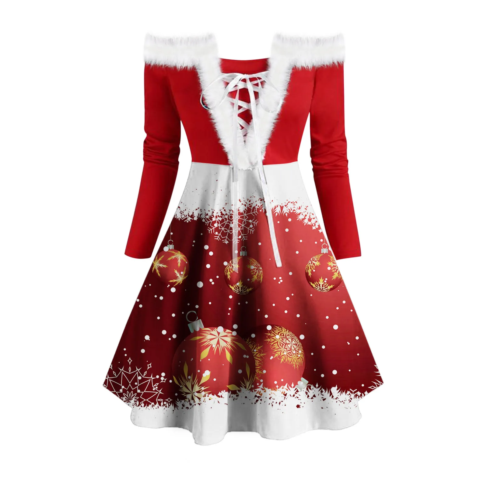 

Tunic Dress Long Sleeve Long-Sleeved Dress Christmas Retro Ladies Wrap Dress For Women Midi Sleeveless Sweater Dresses For Women