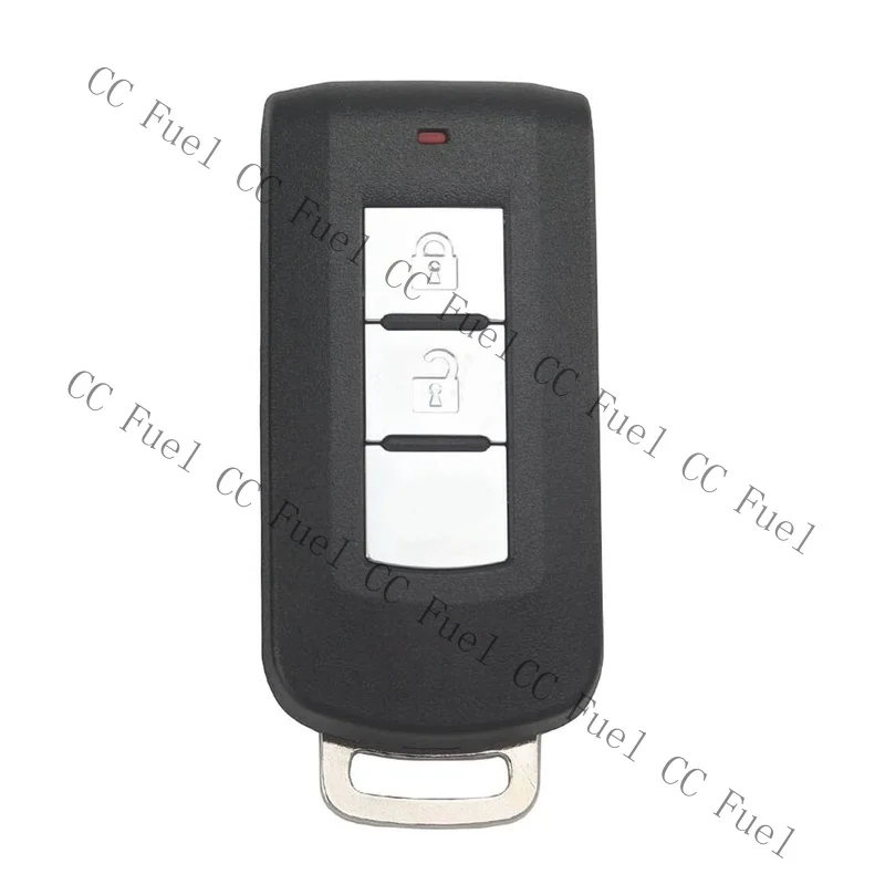 C+ New 1x 2 Button Key Shell fit for Mitsubishi Outlander Black Silver High Quality