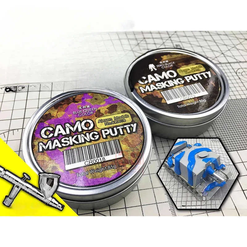 Modeling Tool CR0018/CR0019 Camouflage Masking Mud General Purpose Model Kit Military Model Tool Hobbyist Hand DIY Coloring