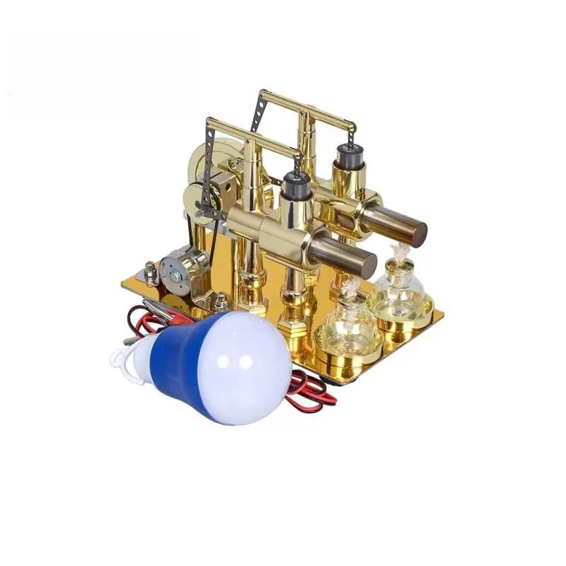 Stirling engine, generator, steam engine, physical experiment, popular science, making and inventing toy models