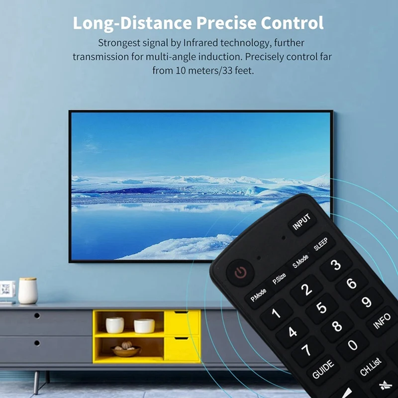 Top-EN3D39 Replace Remote For Hisense 4K Ultra HD Smart TV With HDR H50N6800 H65N6800 H55NU8700 H50N5900 H70NU9700 H65N5750