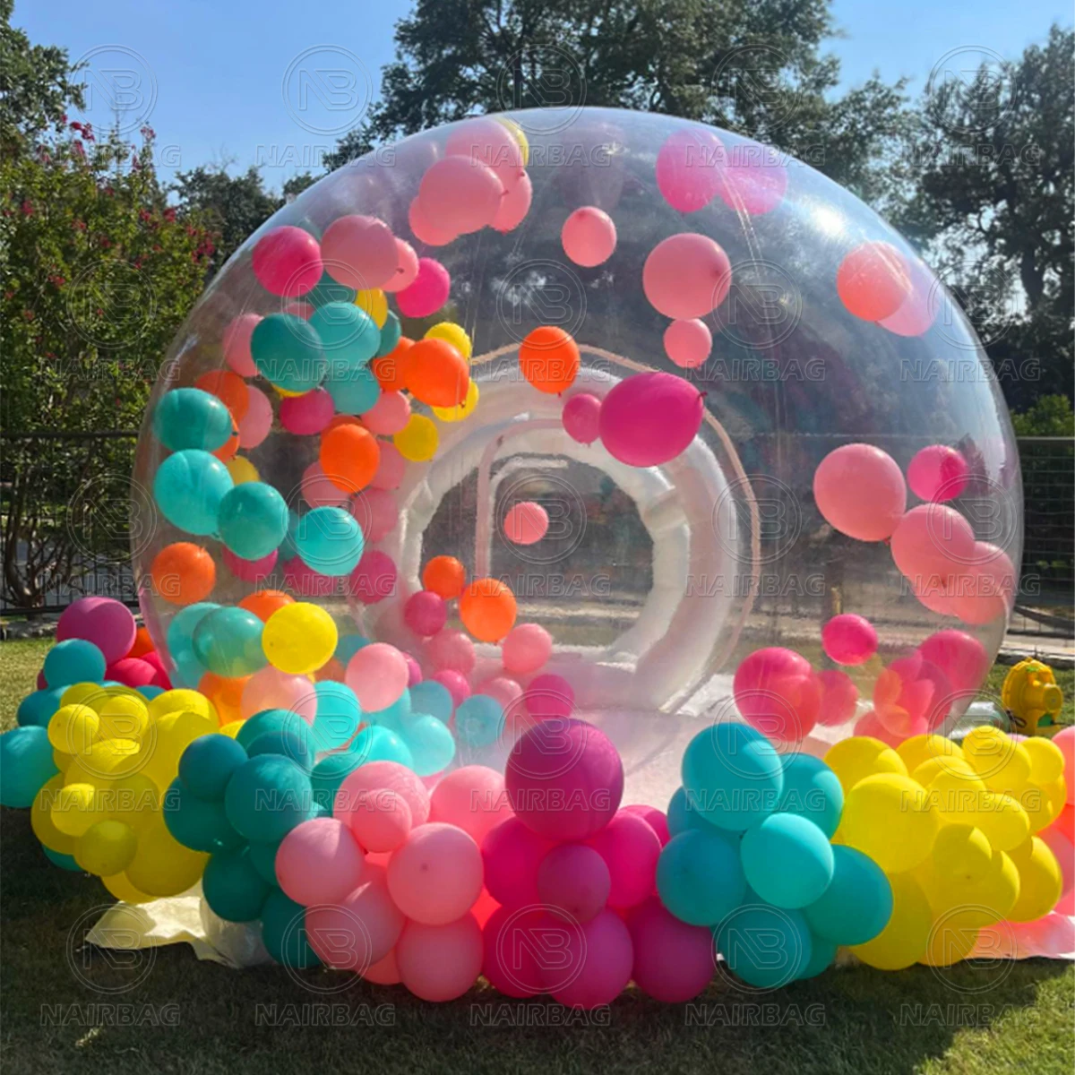 NAIRBAG-globo con cúpula de aire de 3m, casa de burbujas inflable de Pvc para exteriores, casa de burbujas de 10 pies y 13 pies, tienda inflable de 4m con soplador