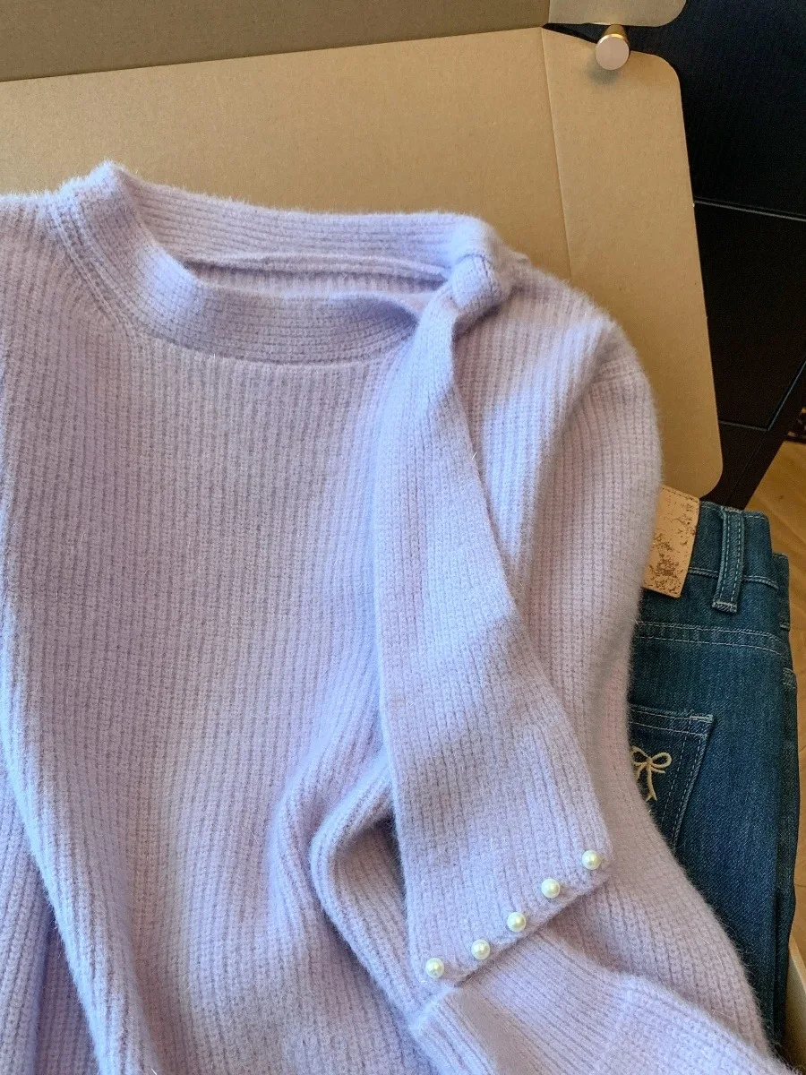 Prendas de punto con cinturón Thiened, ropa interior perezosa para mujer, Otoño Invierno, nueva llegada, marca Bule Design Sensation, suéter para mujer