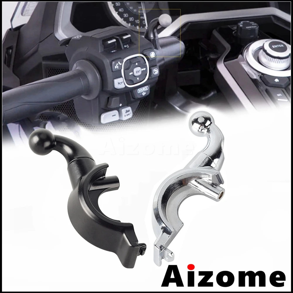 Motorcycle Left Side Handlebar Mount Accessory Support Holder Bracket For Honda Goldwing GL 1800 Gold Wing Tour DCT Airbag 18-up