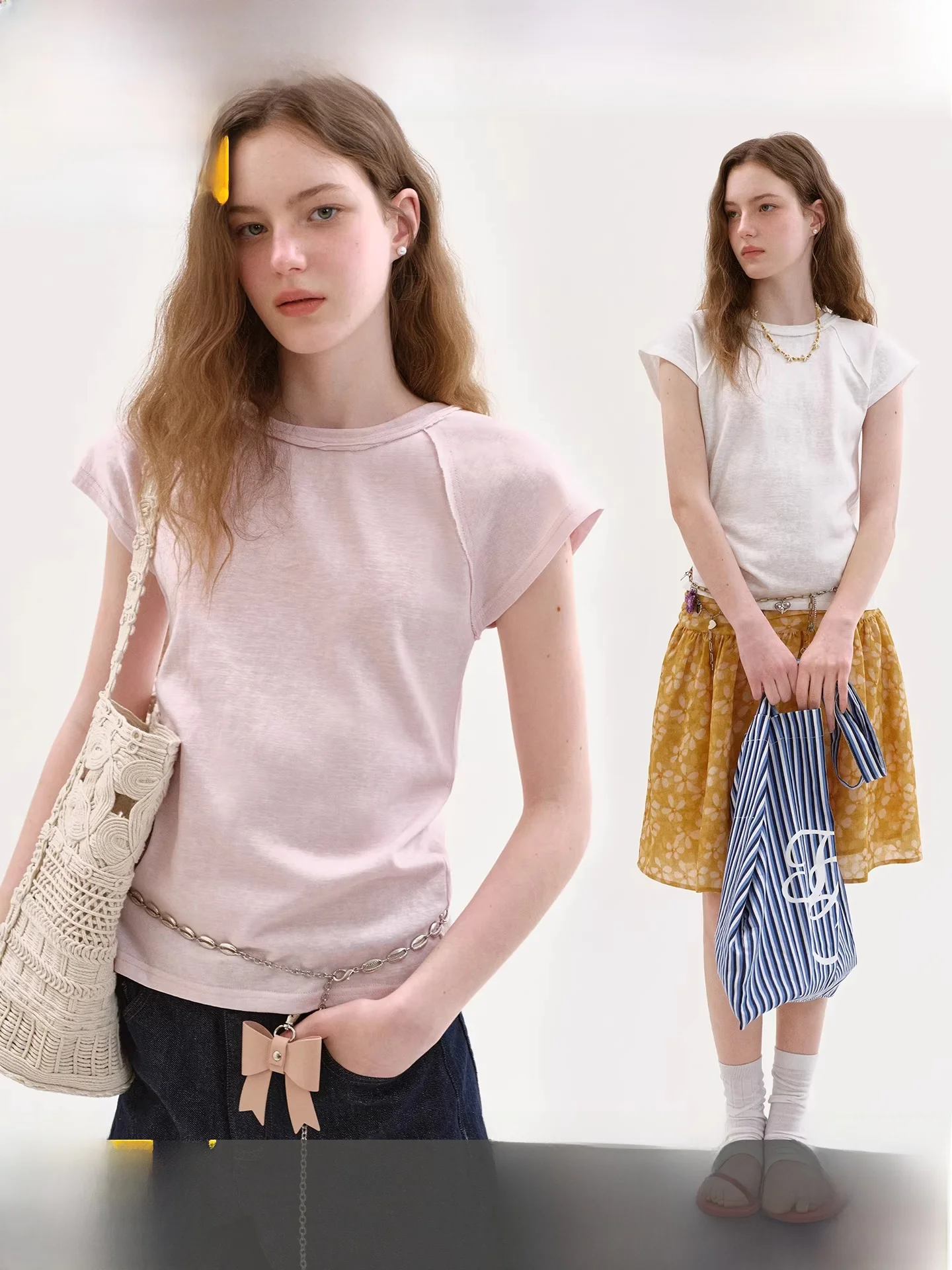 

Новая летняя женская футболка Fano: свободный крой, круглый вырез, короткий рукав, модная, из дышащего хлопка, однотонная.