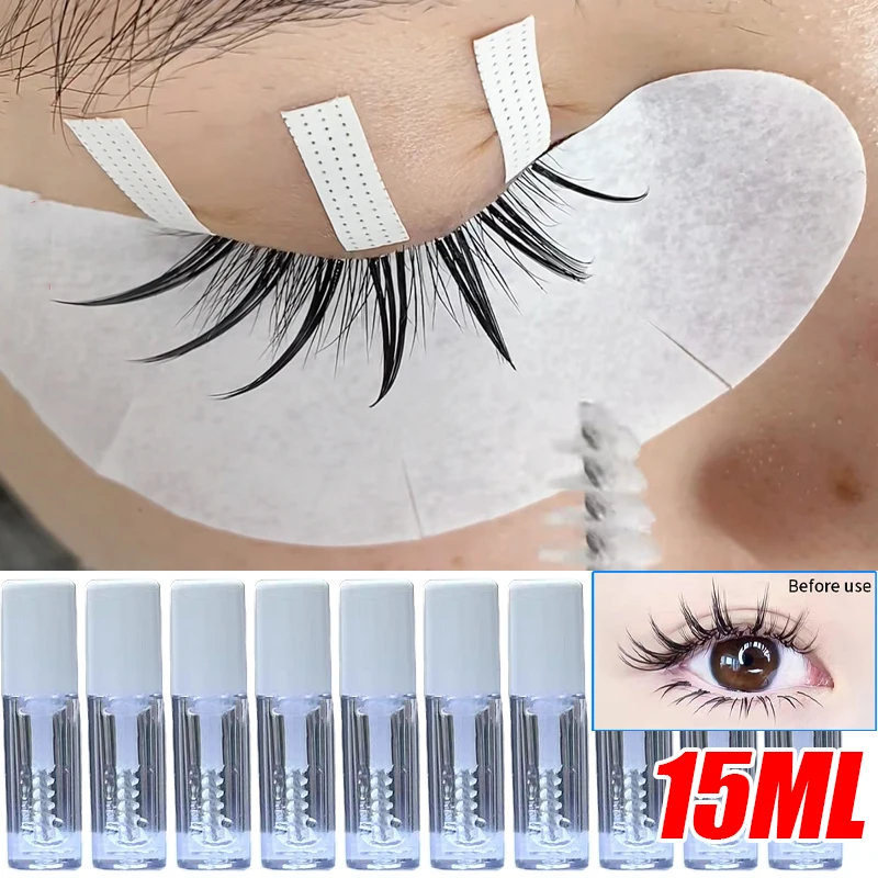 1-10 pçs duradouro rímel lash cola para extensão de cílios transparente capa de chuva comestic à prova dwaterproof água estilo olhos compõem
