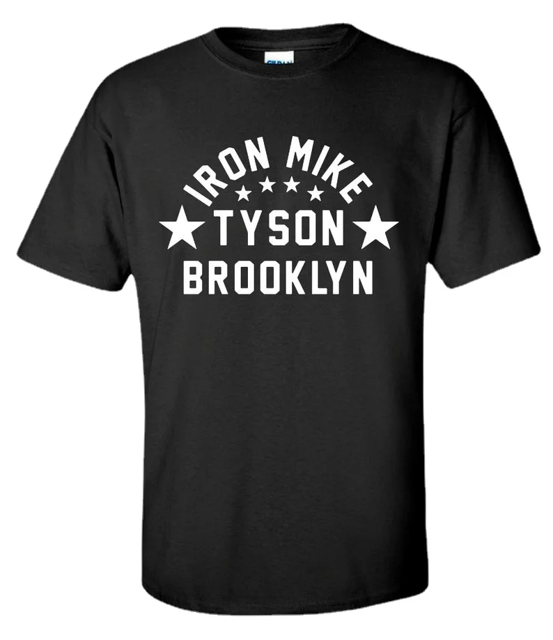 Iron Mike Tyson Brooklyn Boxing Legend Gym Training T-Shirt. Summer Cotton O-Neck Short Sleeve Mens T Shirt New S-3XL