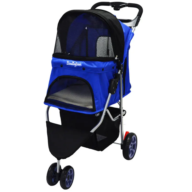 

Zipperless Entry Easy One-Hand Fold outside use Pet Stroller