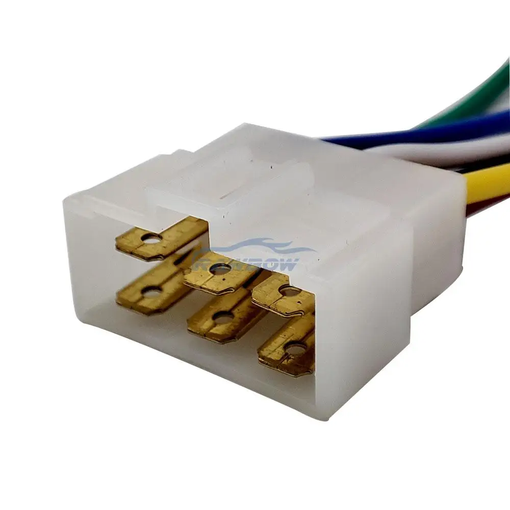 1/5/10 Set For Customized 6-way universal connector for male and female 6-pin wire harness of automotive universal connectors