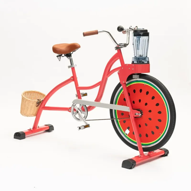 2026 hot pink Juicer Bike Machine Balance Kid&adult Smoothies Cycle Juice Maker Extractor Bike Smoothies Aluminum Alloy 150kg