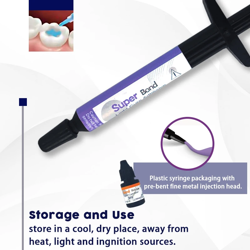 Dental Orthodontic Light-cure Adhesive Invisible Bondable Glue for Bonding Brackets Buccal Tube Bonding System Dentist Material