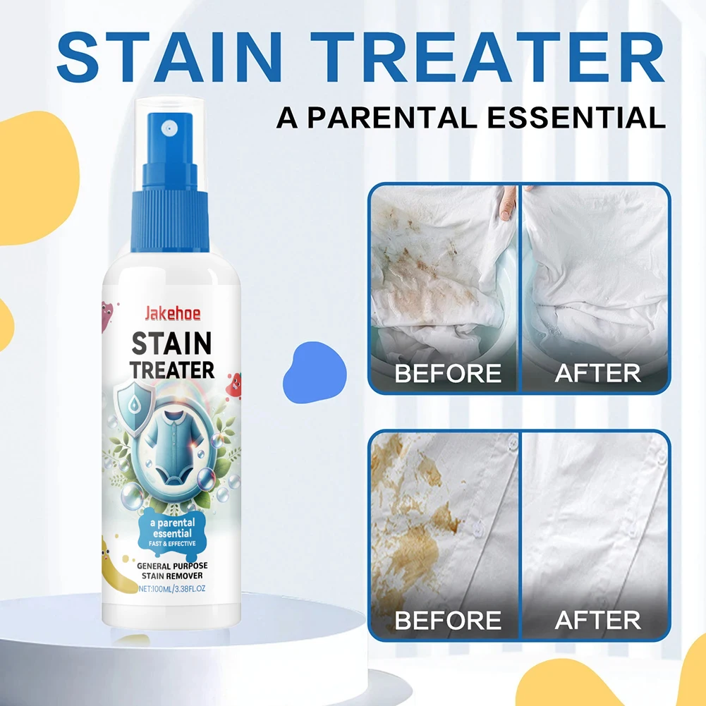 Quitamanchas eficaz para ropa, alfombra de tela, sin lavado, portátil, amarillo, eliminación de polvo, descontaminación blanqueada, tratador en aerosol