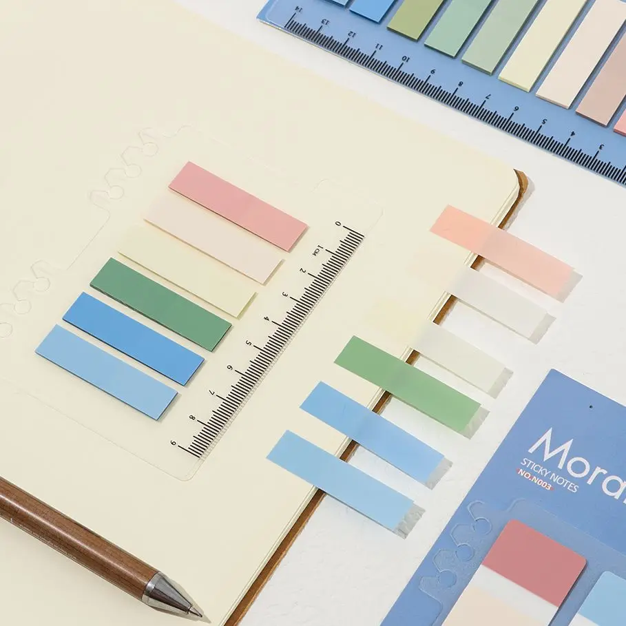 60/90/120/200 blätter Self Adhesive Sticky Notes Memo Pad Flaggen Tab Lose-blatt Index Aufkleber Lesezeichen seite Aufkleber Sticky Notes
