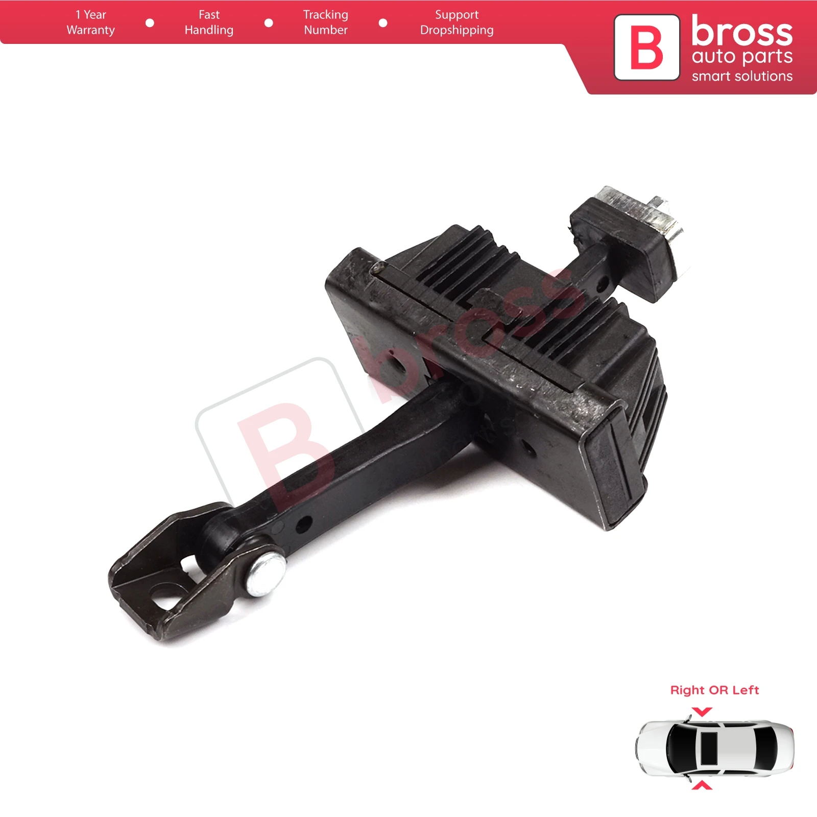 BDP1340 Door Hinge Brake Stop Check Strap Limiter for BMW 3 Series E46 Compact E46/5 2001-2005 3-Door 51218265545	