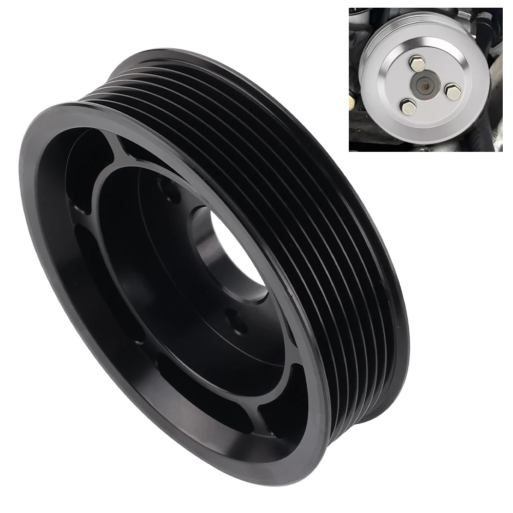 

Детали двигателя Алюминиевый шкив гидроусилителя рулевого управления, черный 32427553955 Для BMW E82 E88 135i E90 E91 E92 E93 335i 335xi N54 ремни шкивы