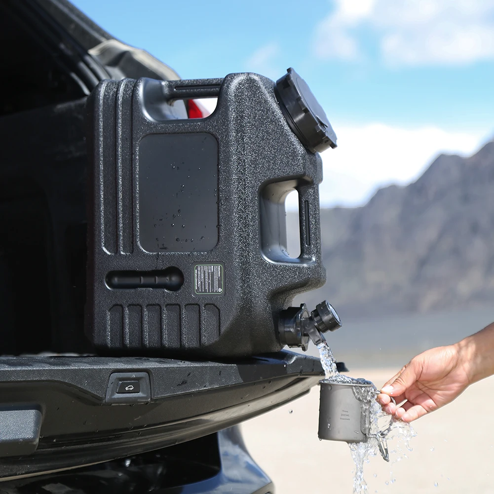 

13л кувшин для воды для кемпинга с патрубком, аварийное ведро для воды, герметичный портативный контейнер для воды, водяной насос, кран для кемпинга, пешего туризма