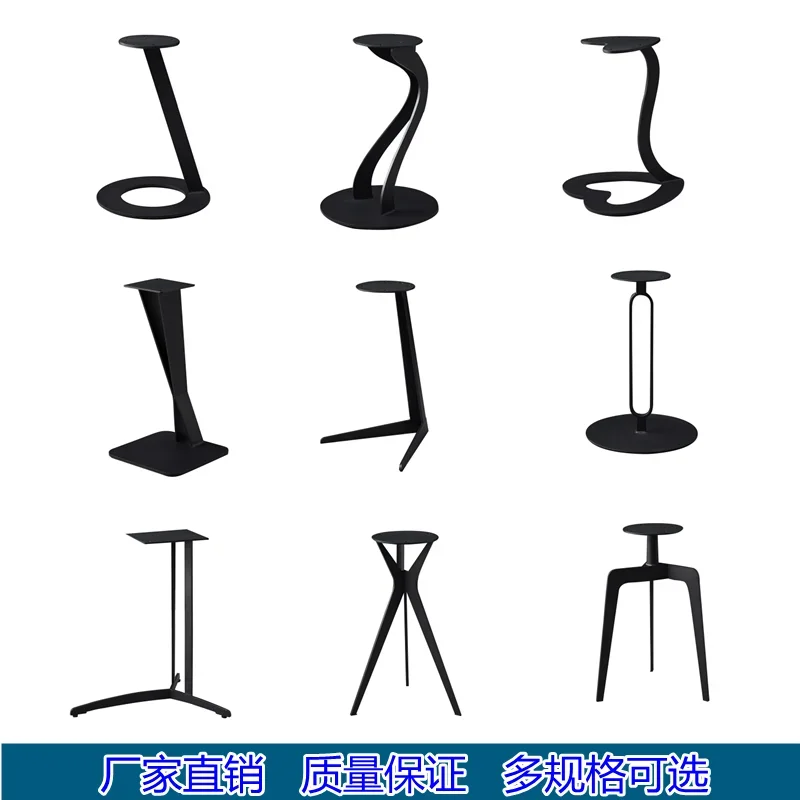 Wrought iron lacquered base, side brackets, marble slates, raised bracket corners, several thickened carbon steel table legs