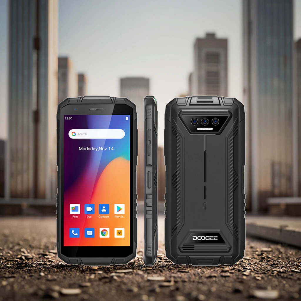DOOGEE S41 Plus 5.5 Inch IP69K Rugged Android Smartphone Shockproof Water Resistant 13MP Rear Camera Big Battery LTE GSM