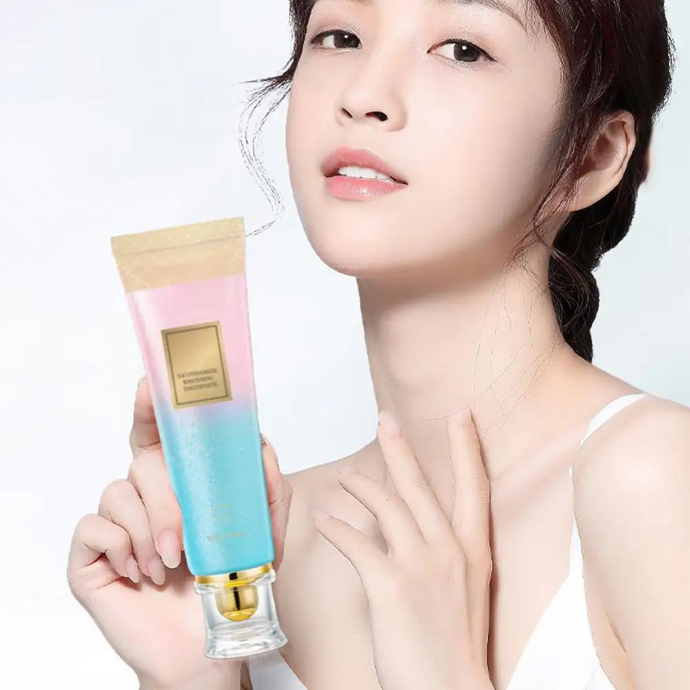 

100 г чувствительная ниацинамидная отбеливающая зубная паста для полости рта, освежающая зубная паста для чистки дыхания, уход за зубами, осветление зубов, 100 г T8N1