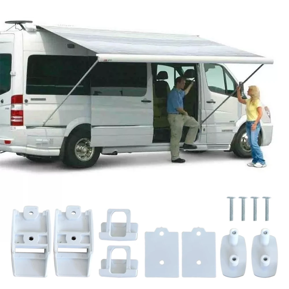 2 مجموعة قافلة البلاستيك المظلة الساق قوس أطقم ل Fiamma F45s F80s F65 المظلة 98655-176 البولي RV تخييم الملحقات #3