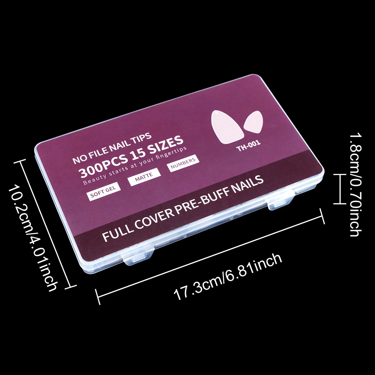 Soft Gel Almond Matte Nail Tips Full Cover Artificial Nails Set_voghion.com