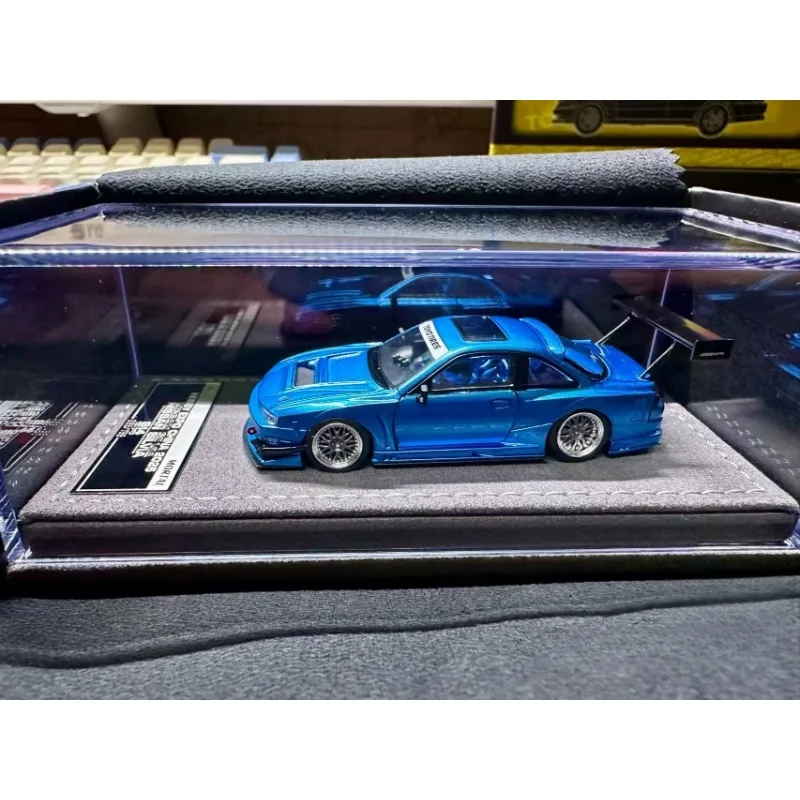 

1:64 Nissan Silvia S14 car model, limited edition die-cast simulation alloy car model for the 2025 HEC Beijing Model Exhibition.