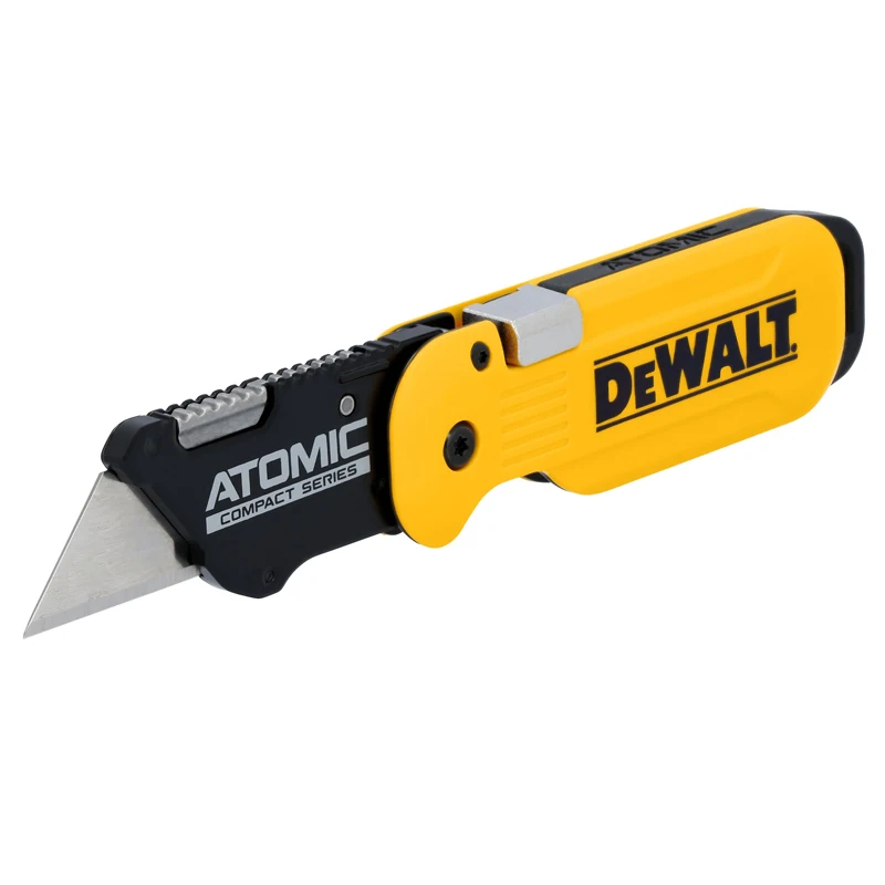 DEWALT DWHT10990 NEW ATOMIC 범용 접이식 칼 슬라이드 및 클릭 컴팩트 시리즈 DIY 실용 예술 칼