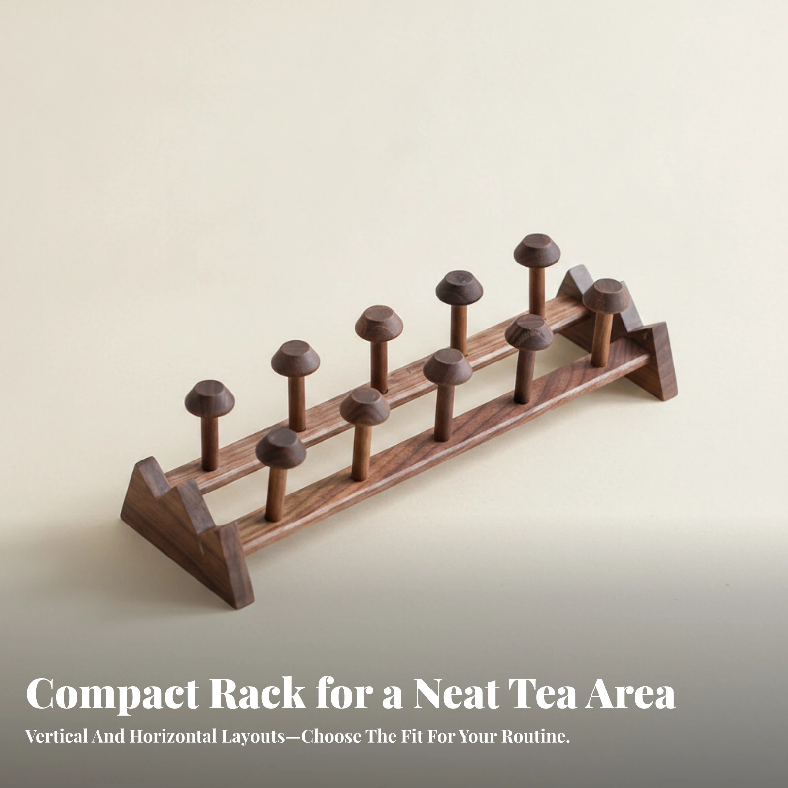 Tea Cup Rack Compact Tea Cups Rack Unique Decorative for Countertop