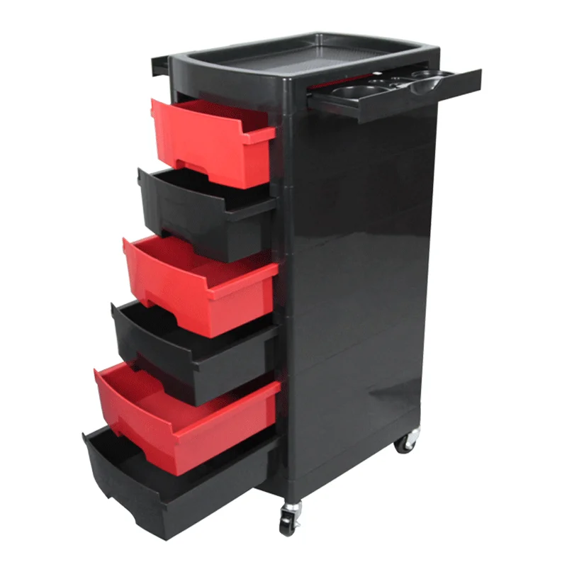 Hair Stylist Salon Trolley Storage Cart Serving Wheels Salon Trolley Beauty Rolling Wagen Mit Rollen Pretty Furniture YN50ST