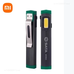 New Xiaomi SATA Strong Magnetic Mini Work Lamp Auto Repair LED Lamp Charging Strong Light Emergency Flashlight Car Service Lamp