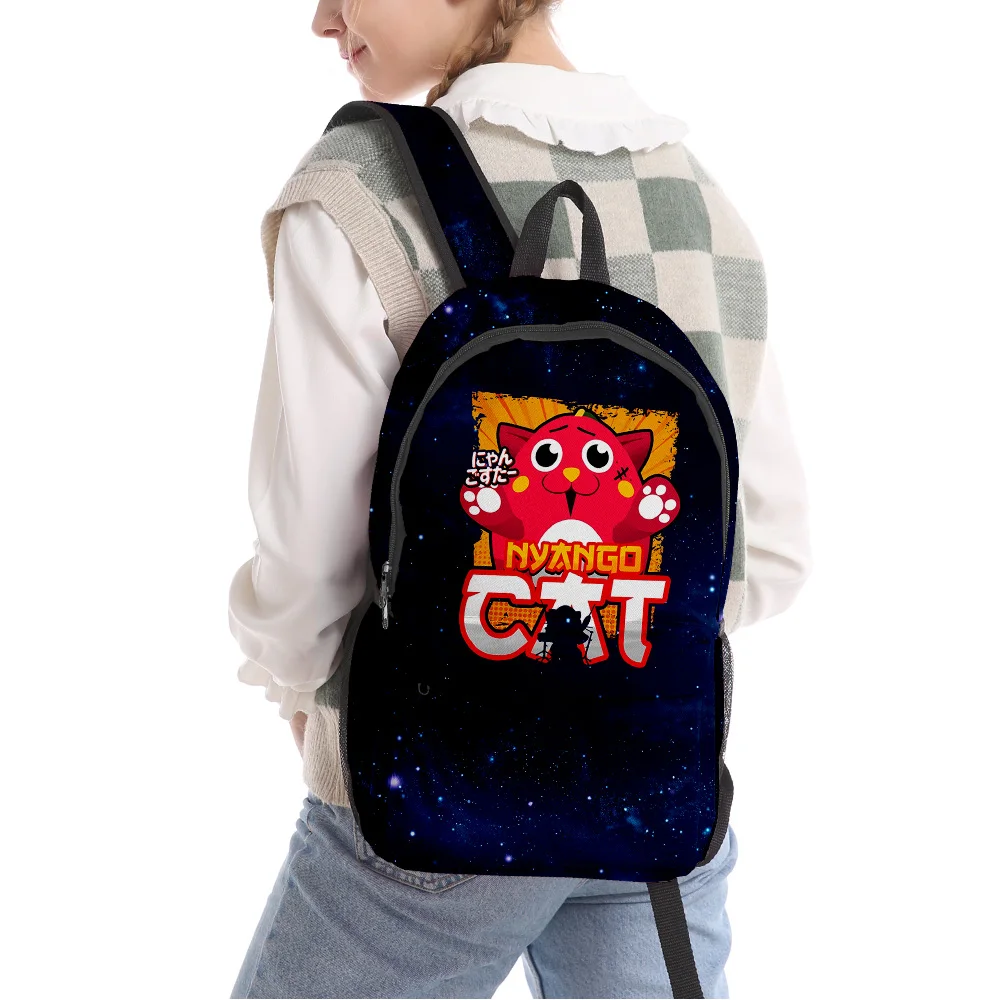 

Nyango Star Harajuku New Backpack Adult Kids Bags Casual Daypack Bags Backpack Boy School Anime Bag