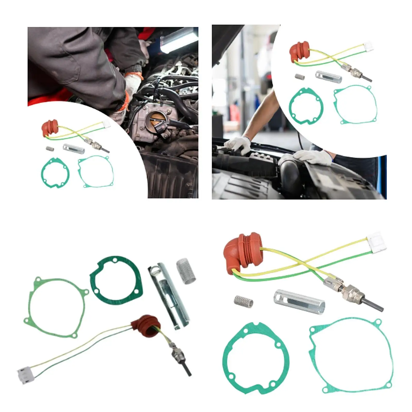 

5 шт. ремонтный набор свечей накаливания 12 В, запасные части, аксессуары для автомобилей