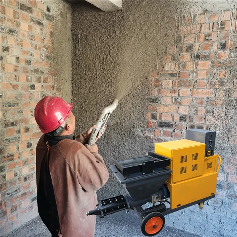 Automatic Electric Mini Wall Screeding Plaster Machine For Construction Small Wall Plastering Machine Price