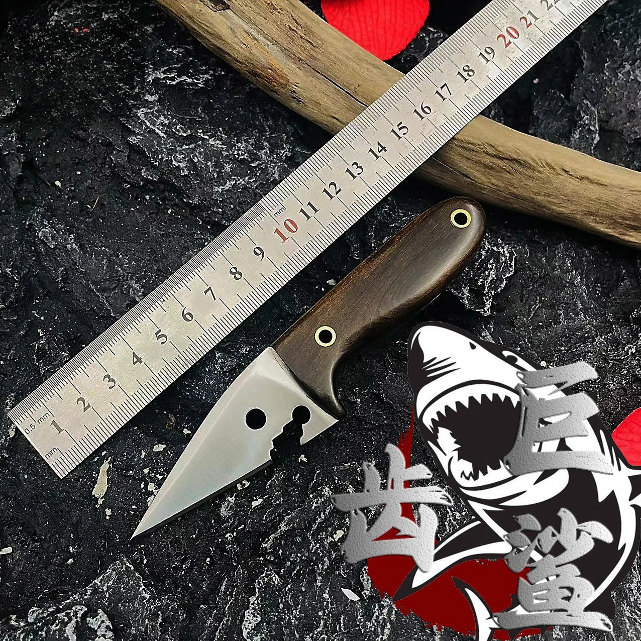 Новая деревянная ручка, уличный EDC инструмент, портативный многофункциональный нож, открывалка для бутылок, нож для мяса, острый фруктовый нож