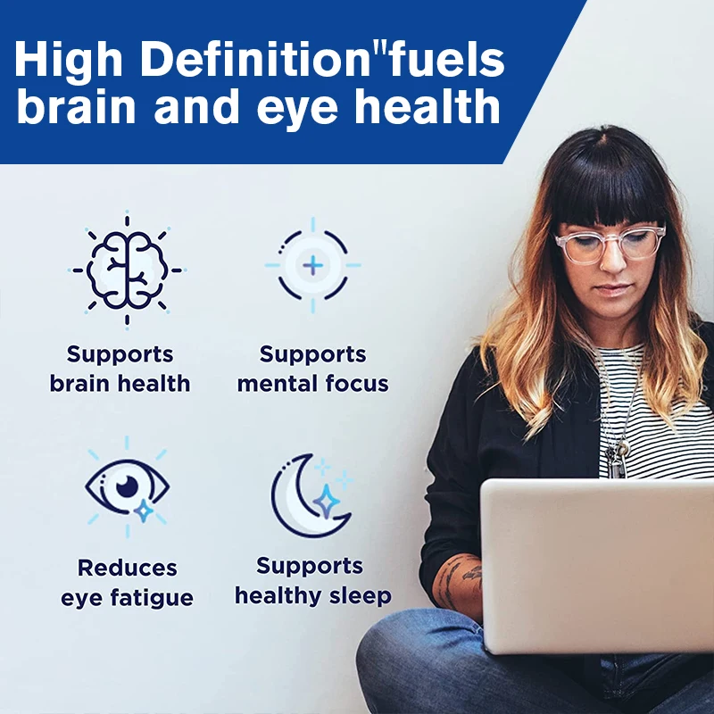 Lutein With Zeaxanthin Capsule Supplement For Eye Health To Support Overall Vision Function & The Macular