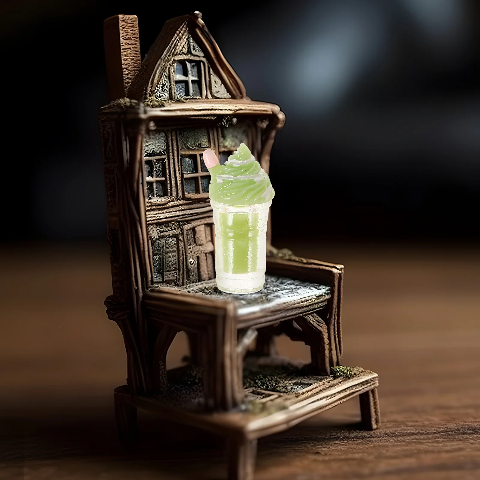 6Pcs Mini Drinks Fake Beverage Ornaments Colorful Plastic Miniature Beverage Decoration Office Desk Shelf Decor