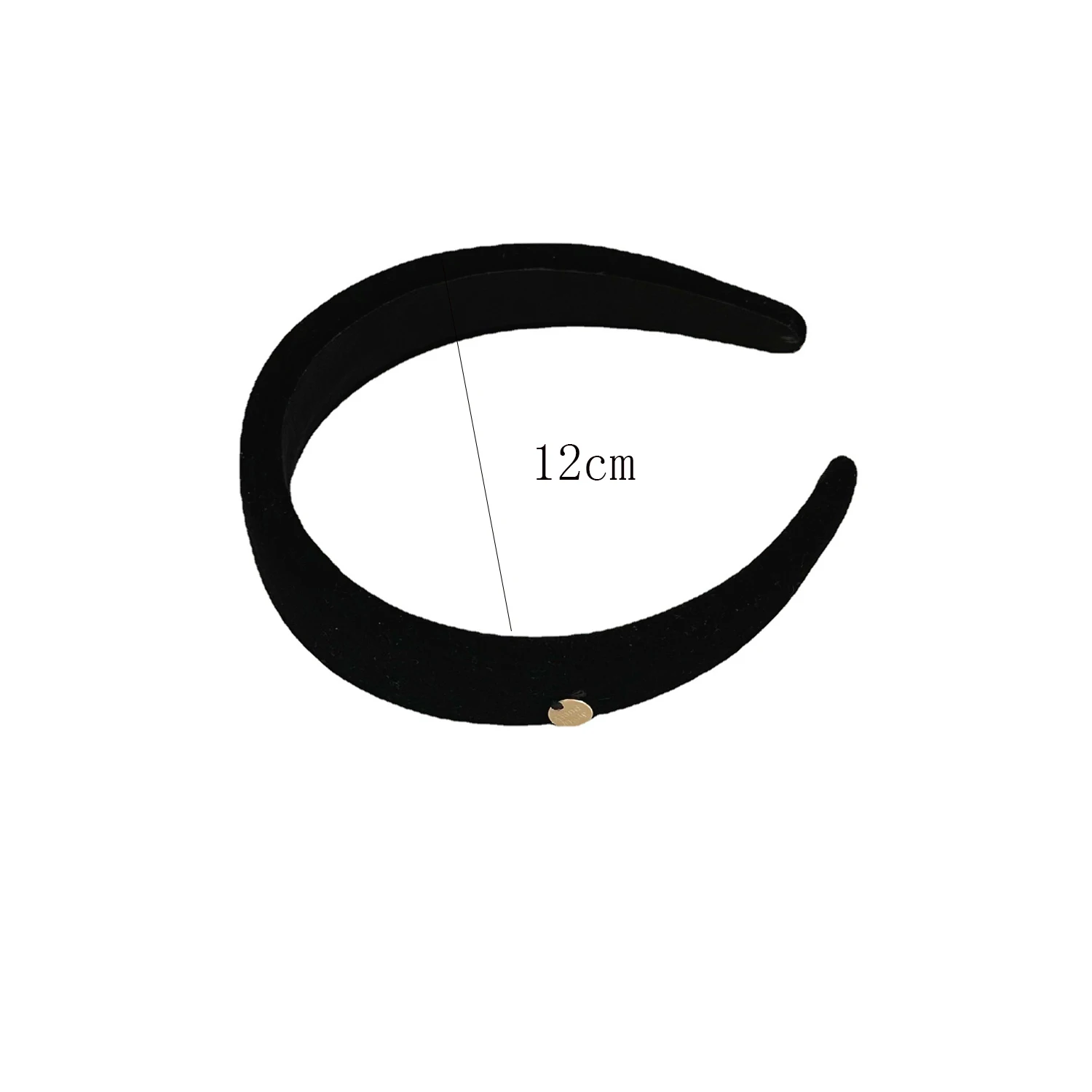 Fashion Women Basic Black Velvet Hairband For Girls Vintage Bow Headbands Stretch Hair Hoops Simple Plain Style Easy For Wearing