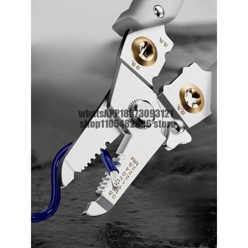Multifunctional wire stripper electrician-specific cord plating pliers tool for wire splitters