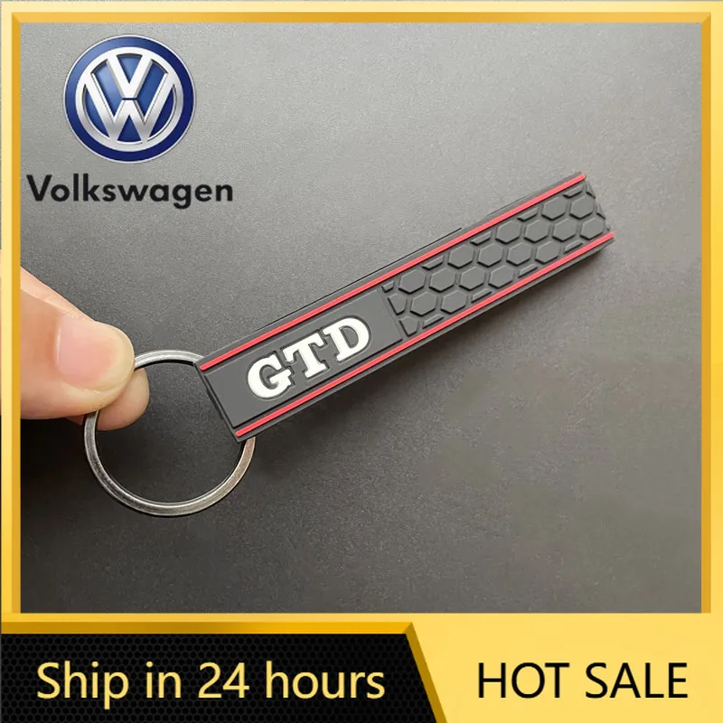 

Брелок для ключей VW Volkswagen Jetta MK5 Golf, 1 шт., с логотипом GTD, мягкий силиконовый, для VW GTD GTI