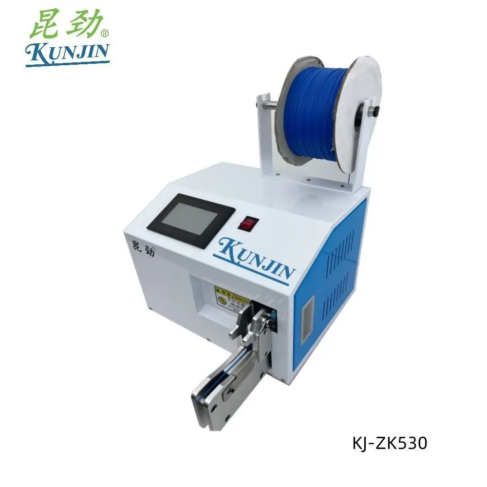 KUNJIN Binding Machines Electric Cable And Coil Winder Automatic Spring Coiling Machine Spiral Wire Winding Machine