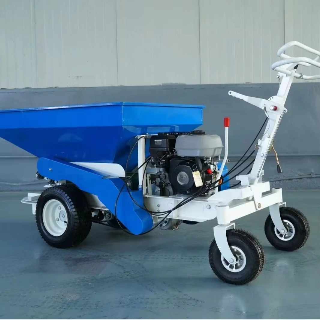 Self-Propelled Manual Compost Spreader for Lawn Fertilizer Spreaders