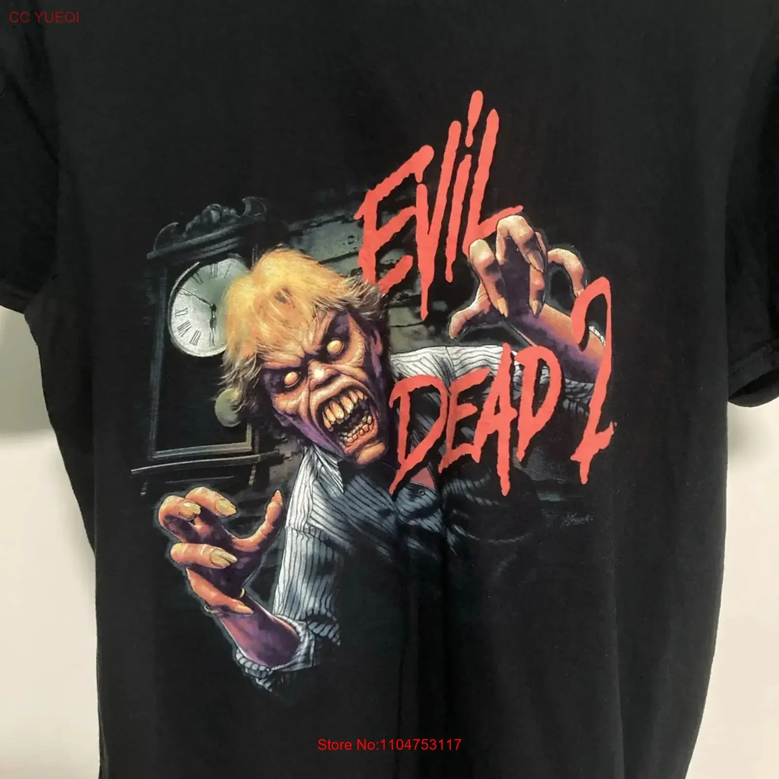 Fright Rags Evil Ed shirt size M vintage Washed graphic Stretched Breathable Stylish Comfortable streetwear Casual Versatile