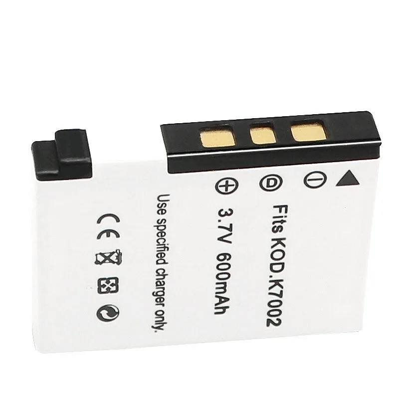 

Сменный аккумулятор емкостью 600 мАч для Kodak KLIC-7002 K7002, совместимый с цифровой камерой V630 V603 V530 V550 C310 C330 C340