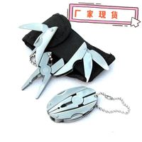 Multifunctional Pliers Mini Lightweight Portable Multifunctional Turtle Back Pliers Beetle Pliers Turtle Folding Tools 1PC