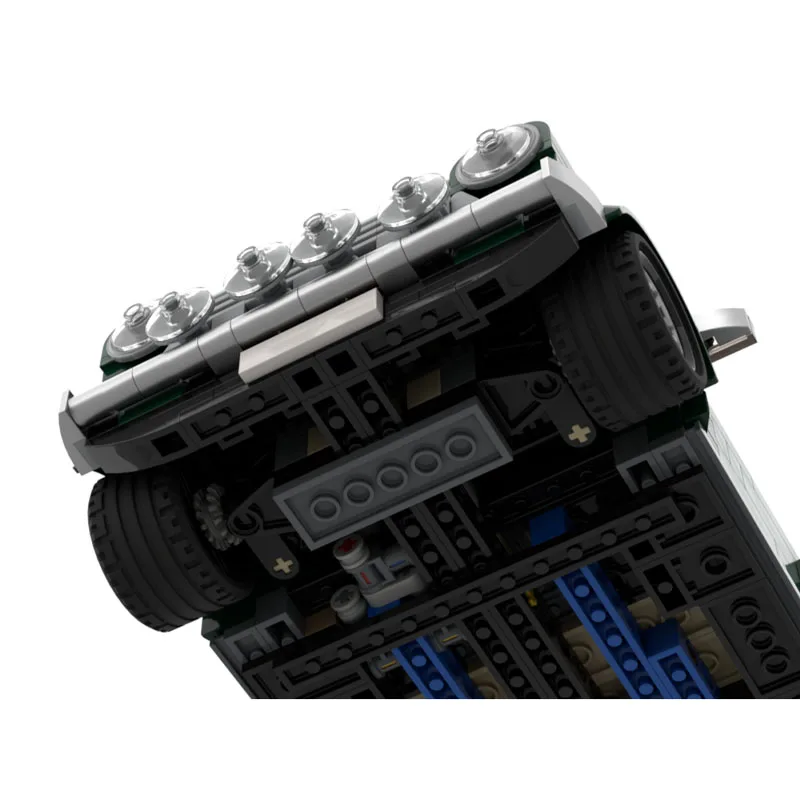 MOC-179780City Classic Military Sedan Building Block Model, 1128Parts, Creative Boys' Children's Birthday and Christmas Toy Gift